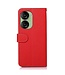 Khazneh Rood RFID Litchee Bookcase Hoesje met Polsbandje voor de Asus Zenfone 10