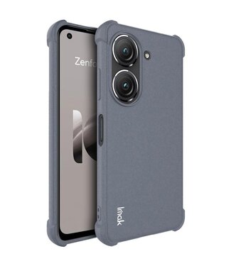 IMAK Grijs Valbestendig Mat TPU Hoesje Asus Zenfone 10