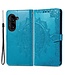SoFetch Blauw Mandala Bookcase Hoesje met Polsbandje voor de Asus Zenfone 10