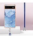 YB Blauw Marmer TPU Hoesje voor de Google Pixel 6a
