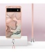YB Roze Marmer TPU Hoesje voor de Google Pixel 6a