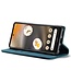 CaseMe Blauw Elegant Bookcase Hoesje voor de Google Pixel 6a