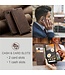 CaseMe Koffiebruin Elegant Bookcase Hoesje voor de Google Pixel 6a
