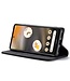 CaseMe Zwart Elegant Bookcase Hoesje voor de Google Pixel 6a