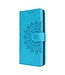 SoFetch Blauw Mandala Bookcase Hoesje voor de Google Pixel 6a