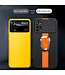 Kadem Oranje Houder Horloge Hybride Hoesje voor de Poco X4 Pro 5G