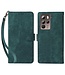 SoFetch Groen RFID Glad Bookcase Hoesje voor de HTC U23 Pro