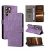SoFetch Paars RFID Glad Bookcase Hoesje voor de HTC U23 Pro