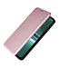 SoFetch Roze Carbon Bookcase Hoesje voor de HTC U23 Pro