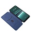 SoFetch Blauw Carbon Bookcase Hoesje voor de HTC U23 Pro