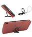 SoFetch Rood Carbon Bookcase Hoesje voor de HTC U23 Pro