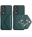 SoFetch Groen RFID Pasjeshouder Hybride Hoesje voor de Honor 90