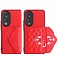 SoFetch Rood RFID Pasjeshouder Hybride Hoesje voor de Honor 90