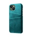 SoFetch Groen Pasjeshouder Stijlvol Hybride Hoesje voor de iPhone 14 Plus