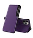 SoFetch Paars View Window Bookcase Hoesje voor de iPhone 14 Plus