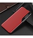 SoFetch Rood View Window Bookcase Hoesje voor de iPhone 14 Plus