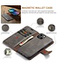 Grijs Knopen Bookcase Hoesje voor de iPhone 14 Plus