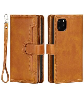 SoFetch Bruin Retrostijl Wallet Hoesje iPhone 14 Plus