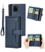SoFetch Blauw Retrostijl Wallet Hoesje voor de iPhone 14 Plus