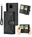 SoFetch Zwart Retrostijl Wallet Hoesje voor de iPhone 14 Plus