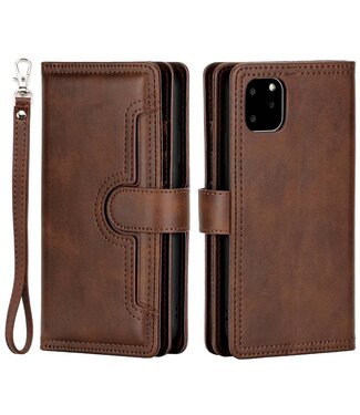 SoFetch Koffiebruin Retrostijl Wallet Hoesje iPhone 14 Plus