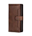 SoFetch Koffiebruin Retrostijl Wallet Hoesje voor de iPhone 14 Plus