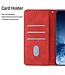 SoFetch Rood Mandala Bookcase Hoesje voor de iPhone 14 Plus