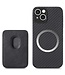SoFetch Zwart Pasjeshouder Carbon Hybride Hoesje voor de iPhone 14 Plus