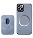 SoFetch Blauw Pasjeshouder Carbon Hybride Hoesje voor de iPhone 14 Plus