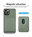 SoFetch Groen Pasjeshouder Carbon Hybride Hoesje voor de iPhone 14 Plus
