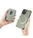 SoFetch Groen Pasjeshouder Carbon Hybride Hoesje voor de iPhone 14 Plus