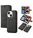 SoFetch Zwart Glad Bookcase Hoesje voor de iPhone 14 Plus