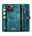 SoFetch Blauw Stijlvol Wallet Hoesje met Polsbandje voor de iPhone 14 Plus