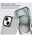 SoFetch Transparant Zwart Elegant Hybride Hoesje voor de iPhone 14 Plus