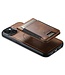 Suteni Koffiebruin Pasjeshouder 2-in-1 Hoesje voor de iPhone 14 Plus