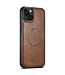 Suteni Koffiebruin Pasjeshouder 2-in-1 Hoesje voor de iPhone 14 Plus