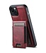 Suteni Rood Pasjeshouder 2-in-1 Hoesje voor de iPhone 14 Plus