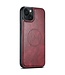 Suteni Rood Pasjeshouder 2-in-1 Hoesje voor de iPhone 14 Plus