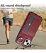 SoFetch Bordeaux Rood Pasjeshouder Hybride Hoesje met Koord voor de iPhone 14 Plus