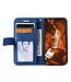 SoFetch Blauw Lijnen Bookcase Hoesje voor de iPhone 14 Plus