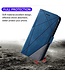SoFetch Blauw Lijnen Bookcase Hoesje voor de iPhone 14 Plus