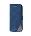 SoFetch Blauw Lijnen Bookcase Hoesje voor de iPhone 14 Plus