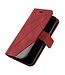 SoFetch Rood Lijnen Bookcase Hoesje voor de iPhone 14 Plus