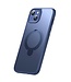 SoFetch Blauw MagSafe Mat Hybride Hoesje voor de iPhone 14 Plus