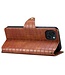 SoFetch Bruin Krokodillen Bookcase Hoesje voor de iPhone 14 Plus