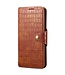 SoFetch Bruin Krokodillen Bookcase Hoesje voor de iPhone 14 Plus
