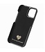 SoFetch Zwart Litchee Hybride Hoesje voor de iPhone 14 Plus