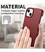 SoFetch Rood Litchee Hybride Hoesje voor de iPhone 14 Plus