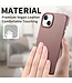 SoFetch Bruin Litchee Hybride Hoesje voor de iPhone 14 Plus