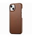 SoFetch Koffiebruin Litchee Hybride Hoesje voor de iPhone 14 Plus